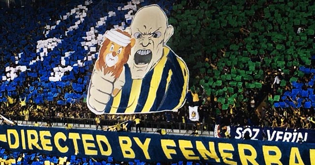 fenerbahce galatasaray derby tribun