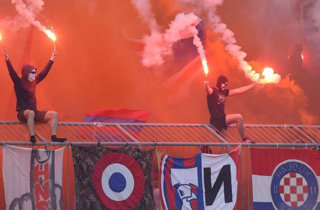 Hajduk Split and Dinamo Zagreb share the points in the big Croatian derby 