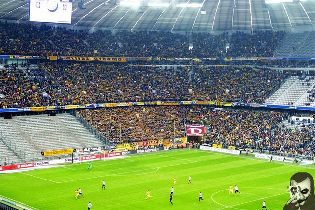 1860 München - Dresden, Pyro & Feuerwerk Ultras Dynamo Dresden in München