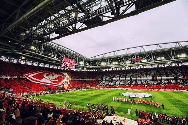 ULTRAS-TIFO.net - Good night from Spartak Moscow!