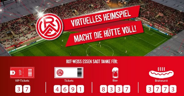 8000 Beers Sold To Support Rot Weiss Essen