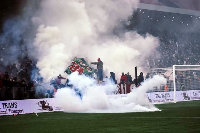 Fanatics of Football on X: KF Tirana at KF Egnatia #ultras