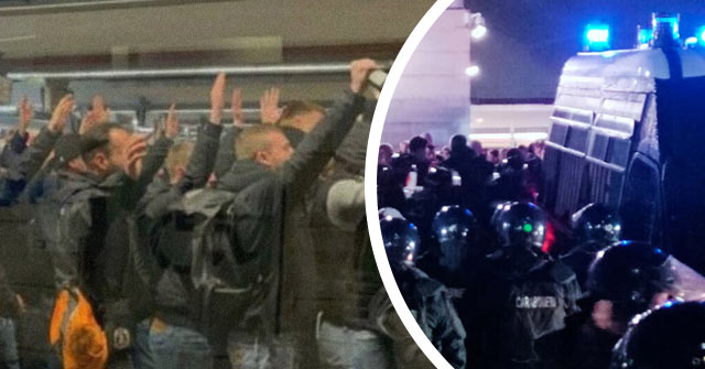 eintracht fans detained in napoli