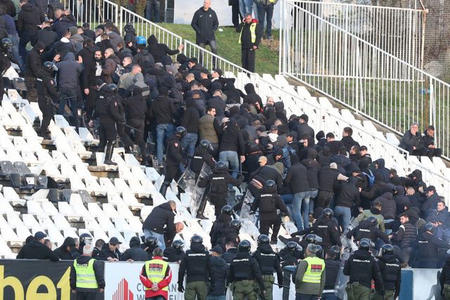 Partizan Belgrade x FK Čukarički 12/11/2023 na Super Liga 2023/24, Futebol