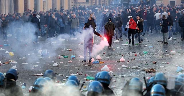 feyenoord fans banned from Rome