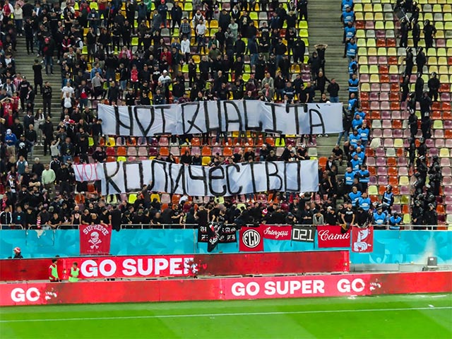 Ultras World - CSA Steaua vs Rapid Bucharest 14.04.18 4th Divsion Romania